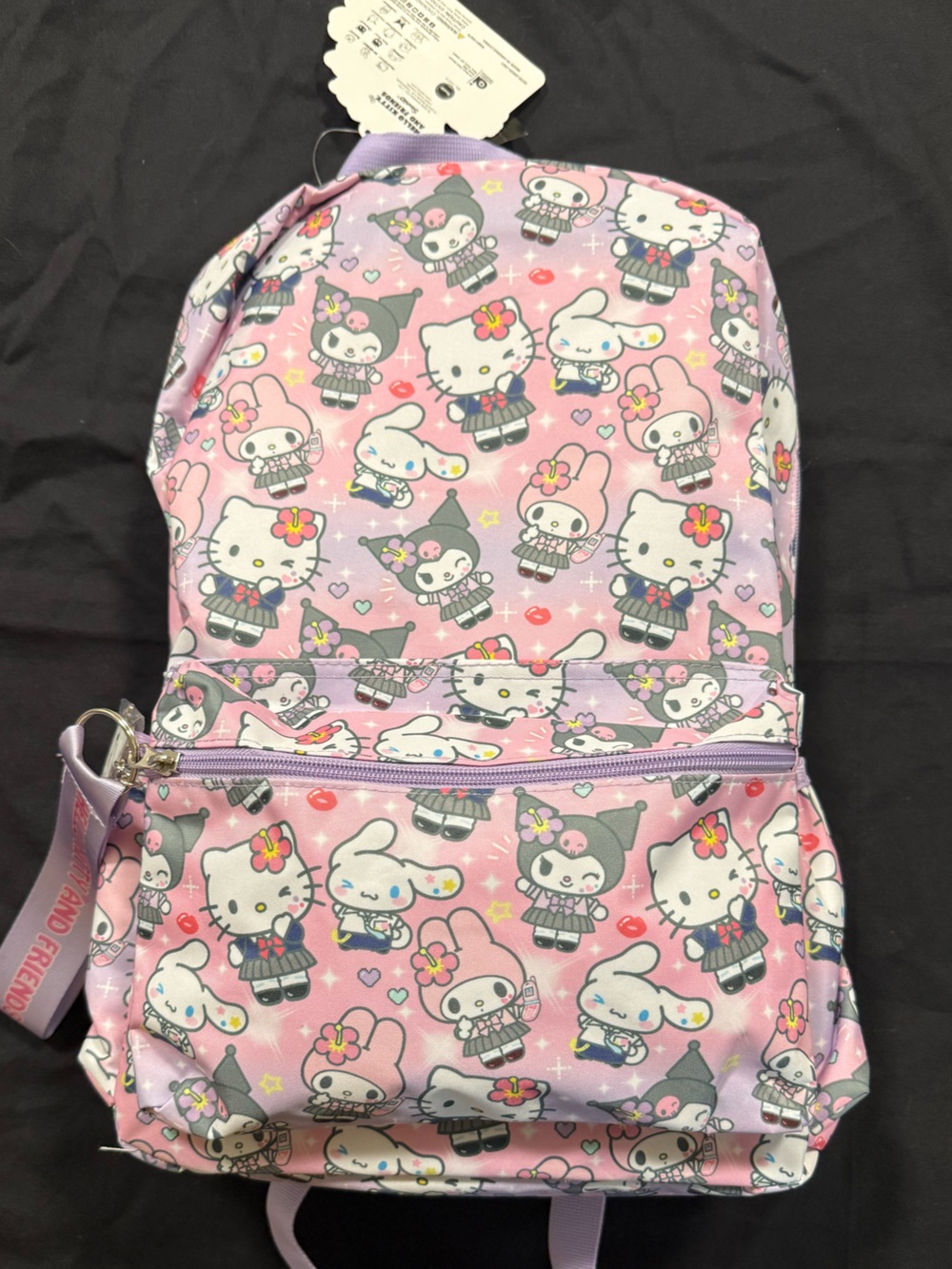 Sanrio Hello Kitty and Friends Kuromi My Melody Kogyrau 17” Backpack | NWT